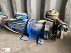 Verder Mag-Drive Pump Type VMAZ0003, S/N S003853, 18m3/hr @ 15m hd, Impeller 143mm, c/w Weg motor