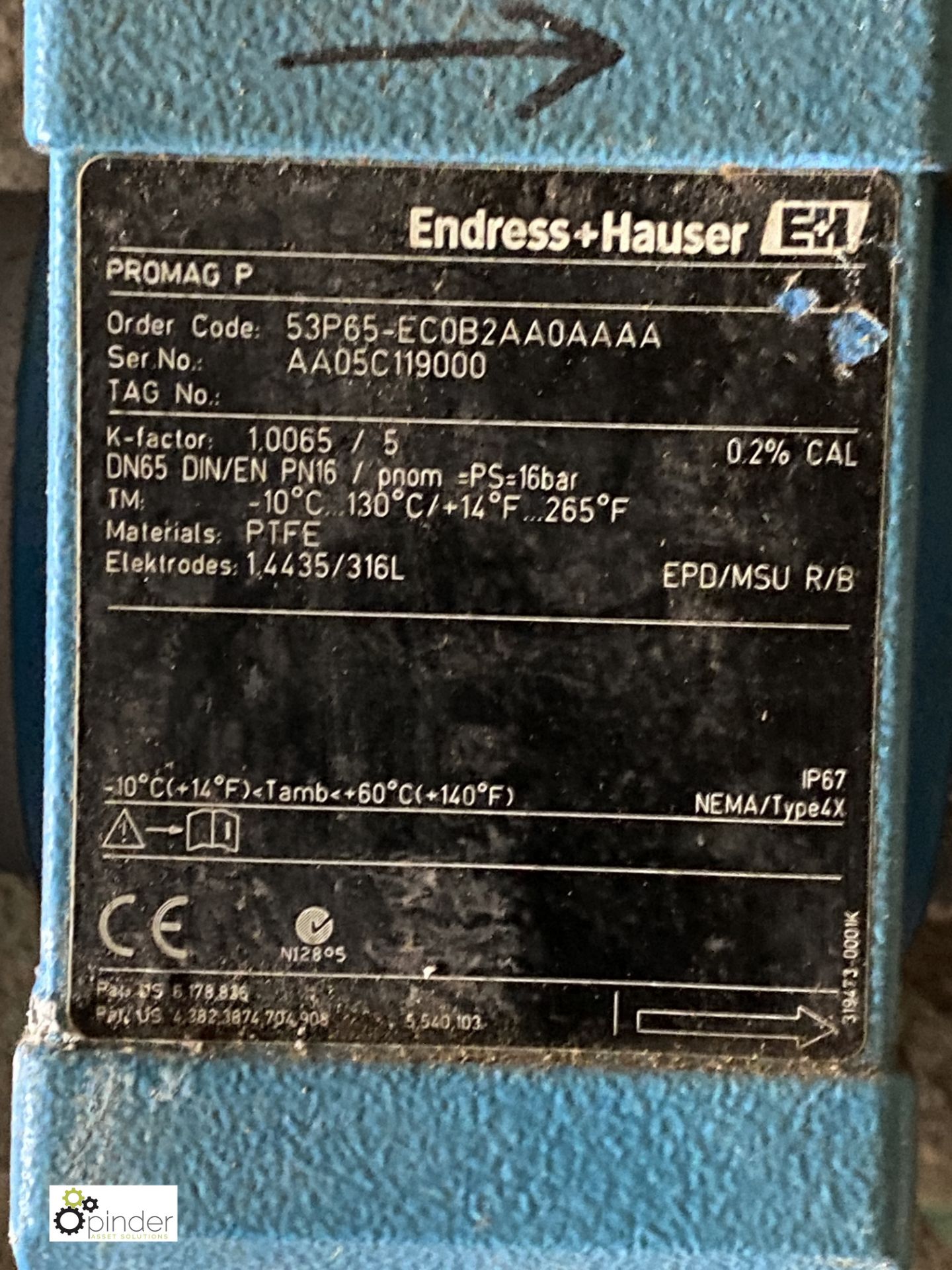 6 various Endress and Hauser Digital Flow Meter (please note there is a lift out fee of £5 plus - Image 2 of 7