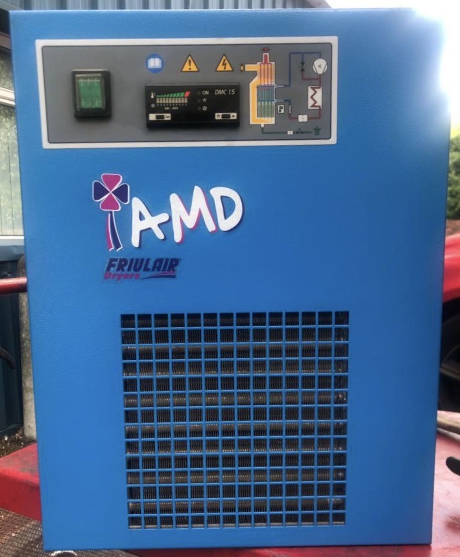 Fruilair AMD9/AC Compressed Air Dryer, 230volts, serial number 100010312