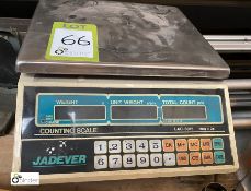 Jadever LAC-3015 Digital Counting Scales, 30kg x 2g, 240volts