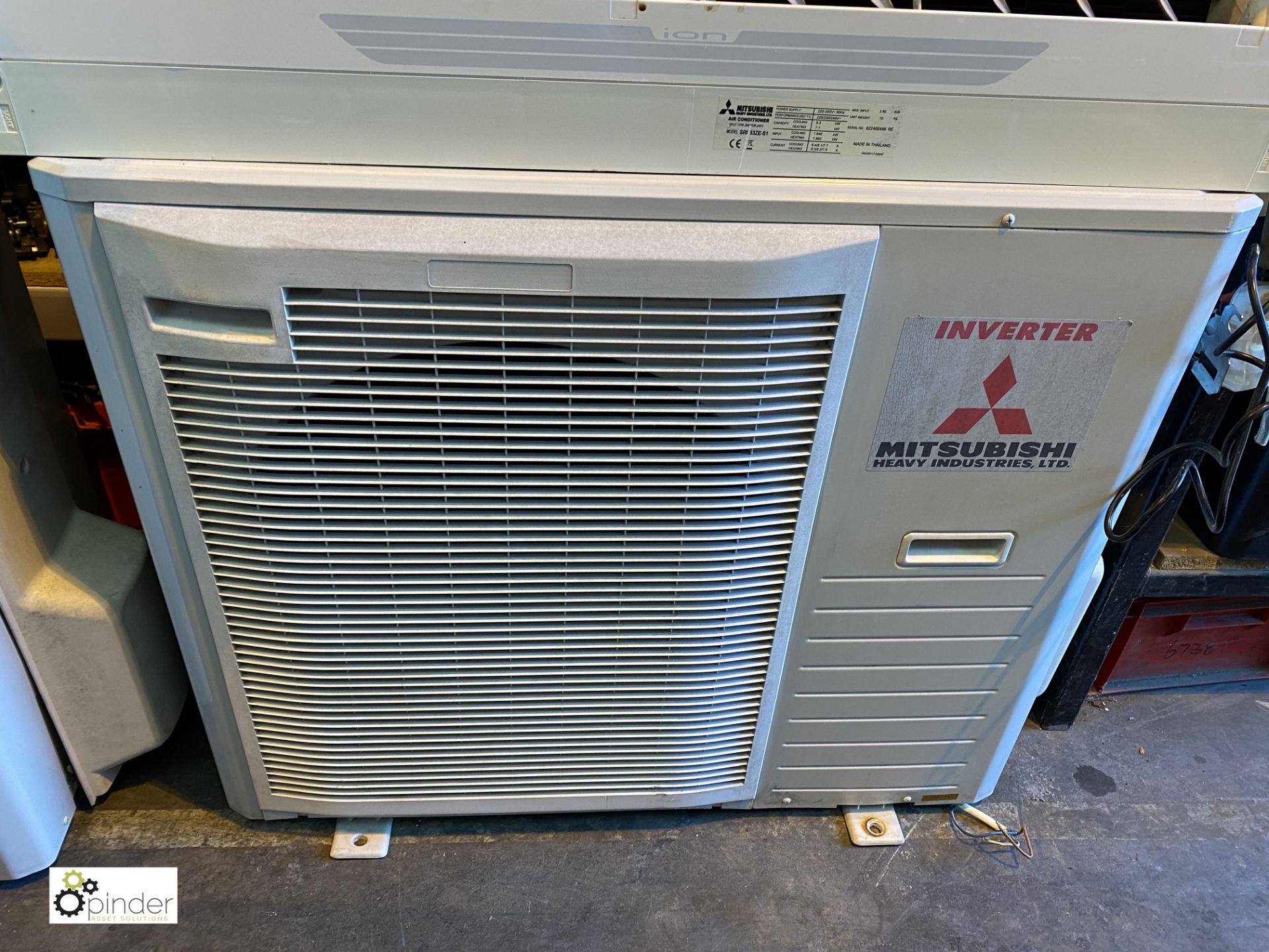 Mitsubishi SRC63ZE-S1 Air Conditioning Unit, with Mitsubishi SRK63ZE-S wall mounted inverter - Image 2 of 4