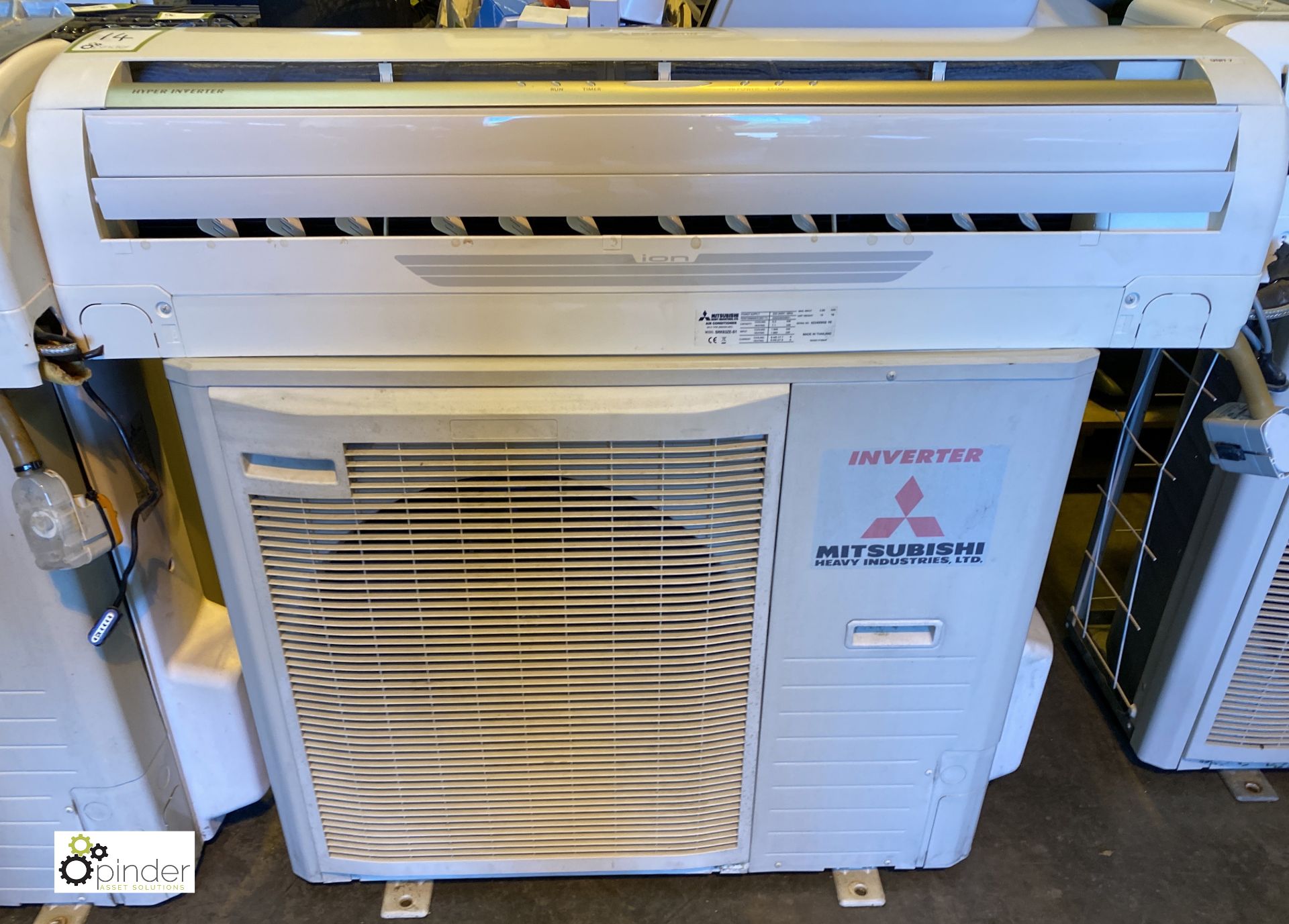 Mitsubishi SRC63ZE-S1 Air Conditioning Unit, with Mitsubishi SRK63ZE-S wall mounted inverter