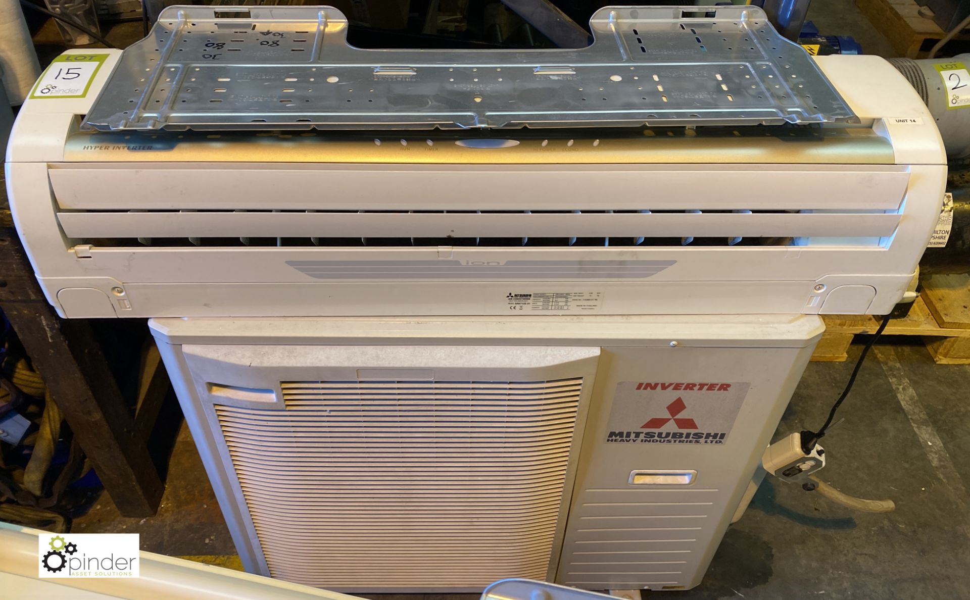 Mitsubishi SRK71ZE-S1 Air Conditioning Unit, with Mitsubishi SRK63ZE-S wall mounted inverter