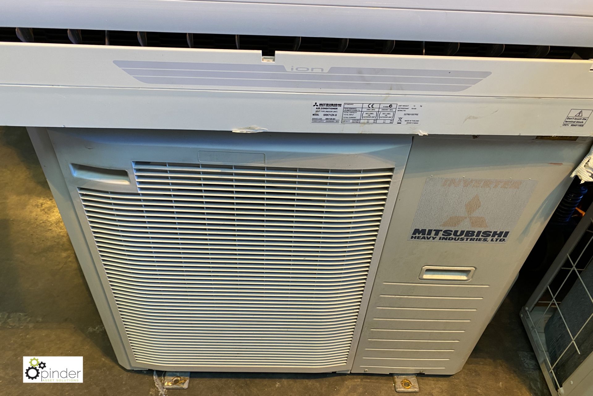 Mitsubishi SRK71ZE-S1 Air Conditioning Unit, with Mitsubishi SRK63ZE-S wall mounted inverter - Image 2 of 4