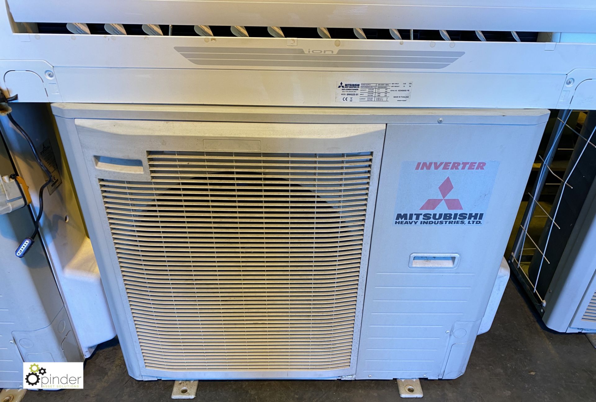 Mitsubishi SRC63ZE-S1 Air Conditioning Unit, with Mitsubishi SRK63ZE-S wall mounted inverter - Image 2 of 4