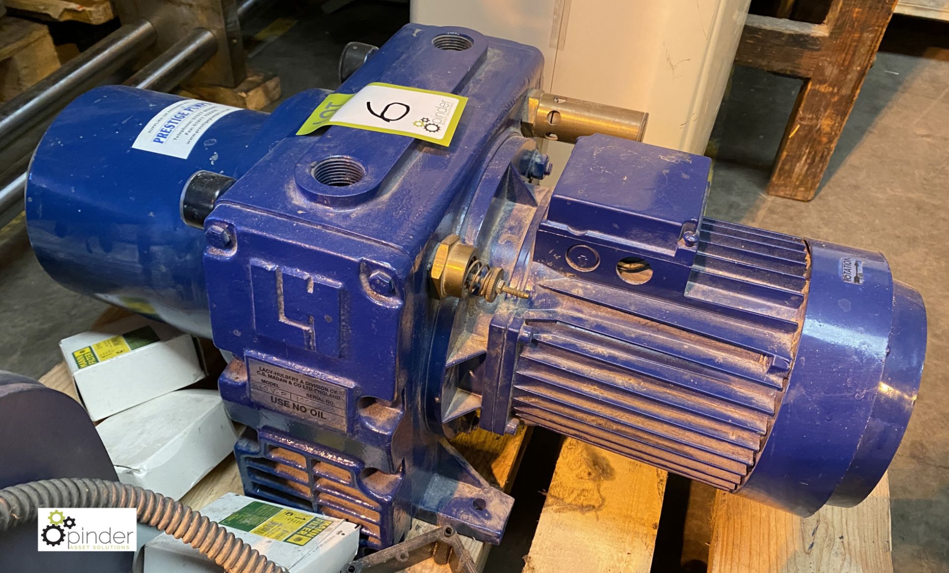 Lacy-Hulbert R60V-P Pressure Vacuum Pump - Image 3 of 4