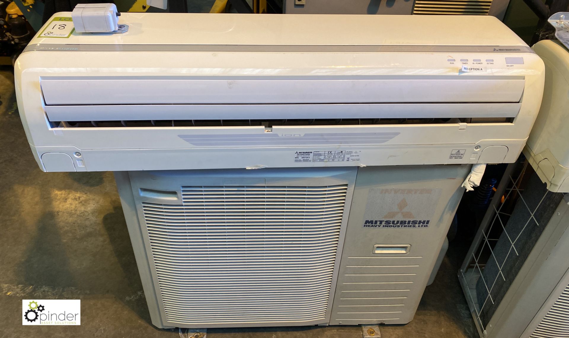 Mitsubishi SRK71ZE-S1 Air Conditioning Unit, with Mitsubishi SRK63ZE-S wall mounted inverter