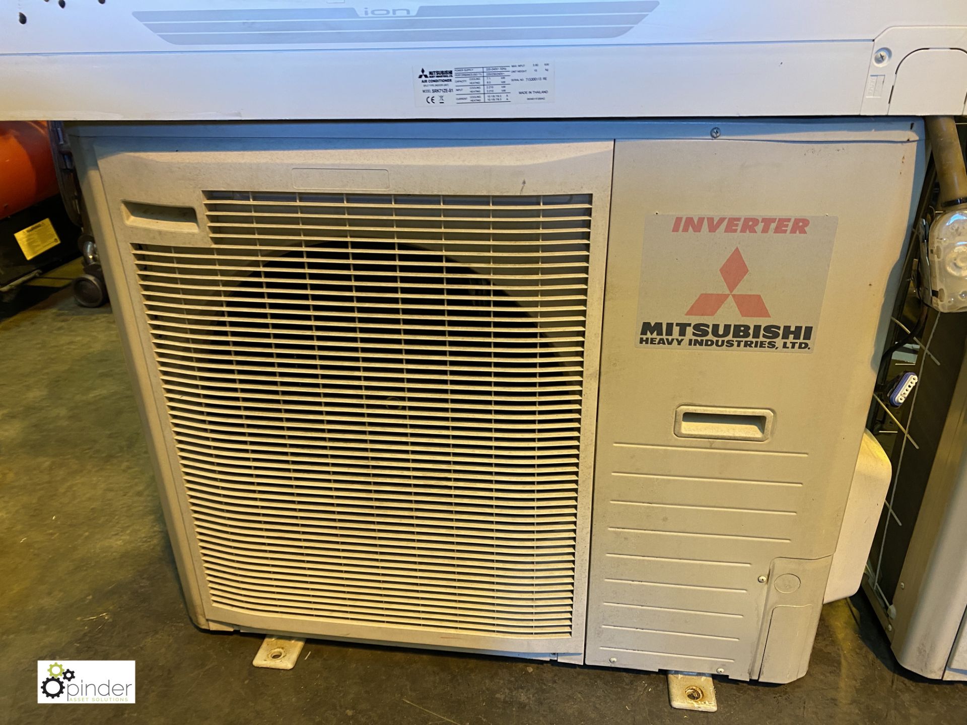 Mitsubishi SRK71ZE-S1 Air Conditioning Unit, with Mitsubishi SRK63ZE-S wall mounted inverter - Bild 2 aus 5