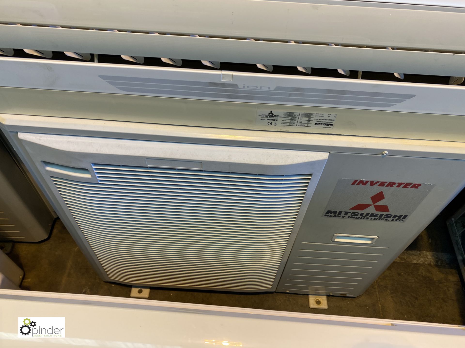 Mitsubishi SRC63ZE-S1 Air Conditioning Unit, with Mitsubishi SRK63ZE-S wall mounted inverter - Image 2 of 4