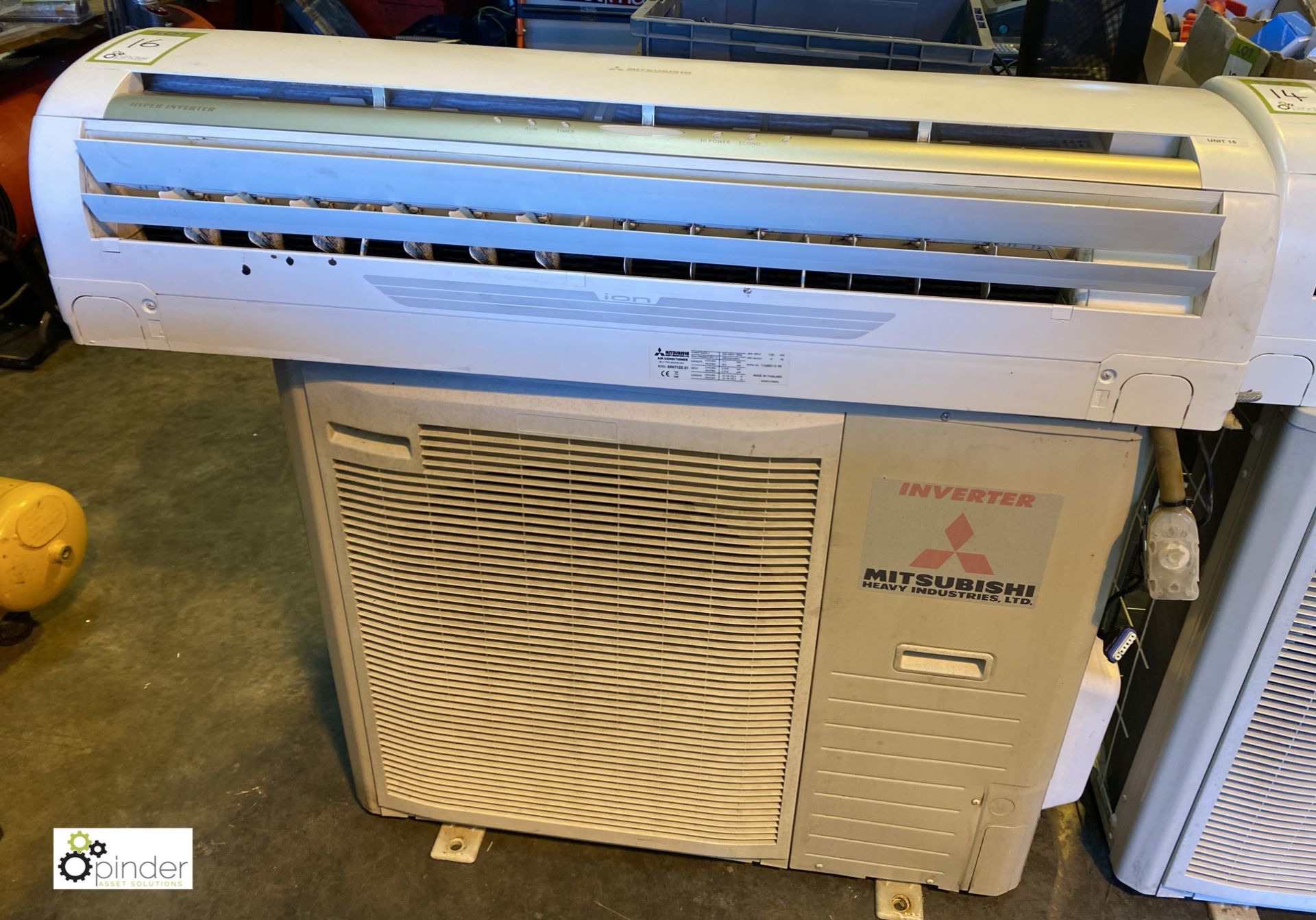 Mitsubishi SRK71ZE-S1 Air Conditioning Unit, with Mitsubishi SRK63ZE-S wall mounted inverter