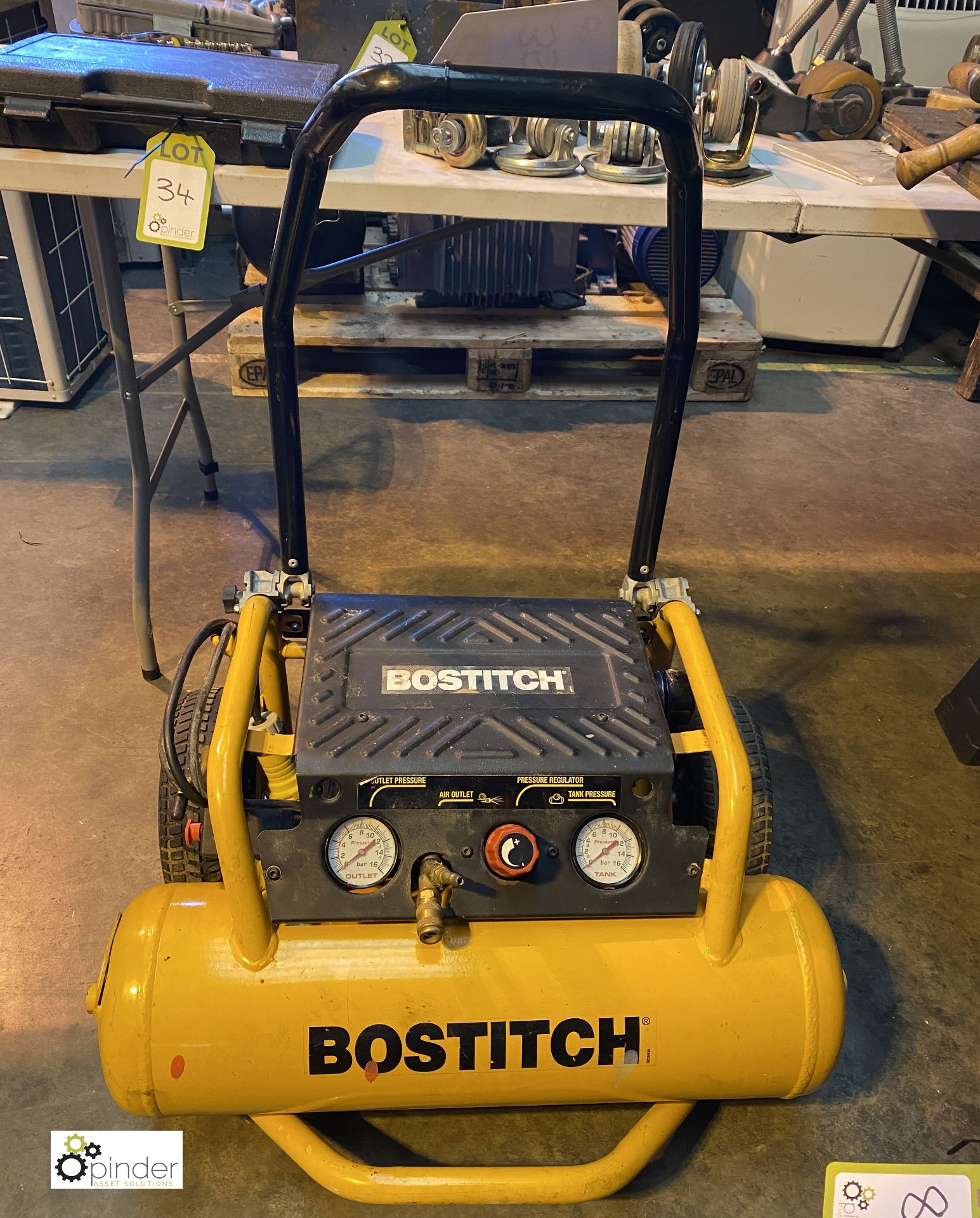 Bostitch D3/20 STP1 Air Compressor, 2.5HP, 110volts - Image 2 of 4