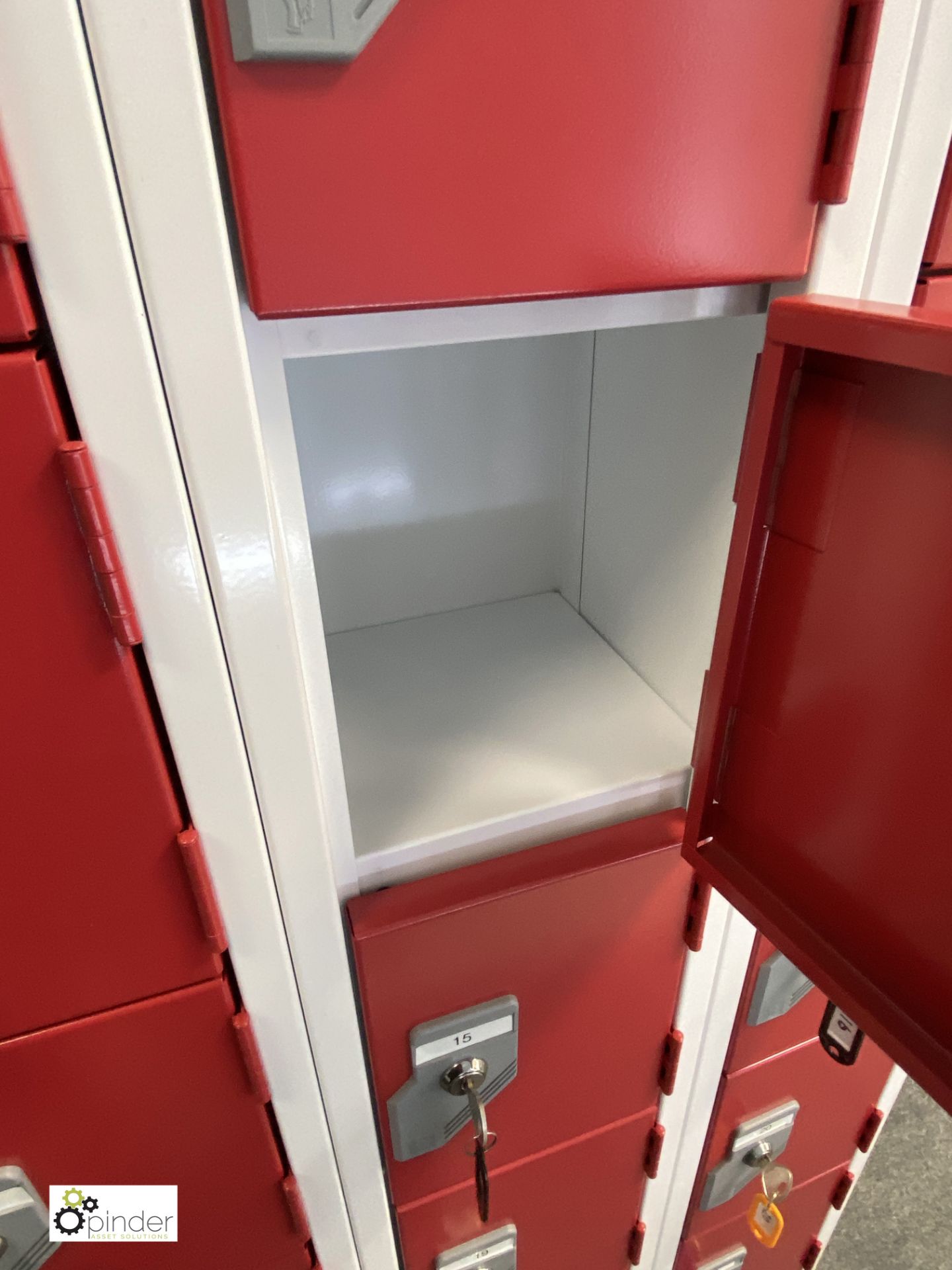 28-compartment Locker, with 27 keys, 800mm x 200mm x 1620mm - Image 3 of 4