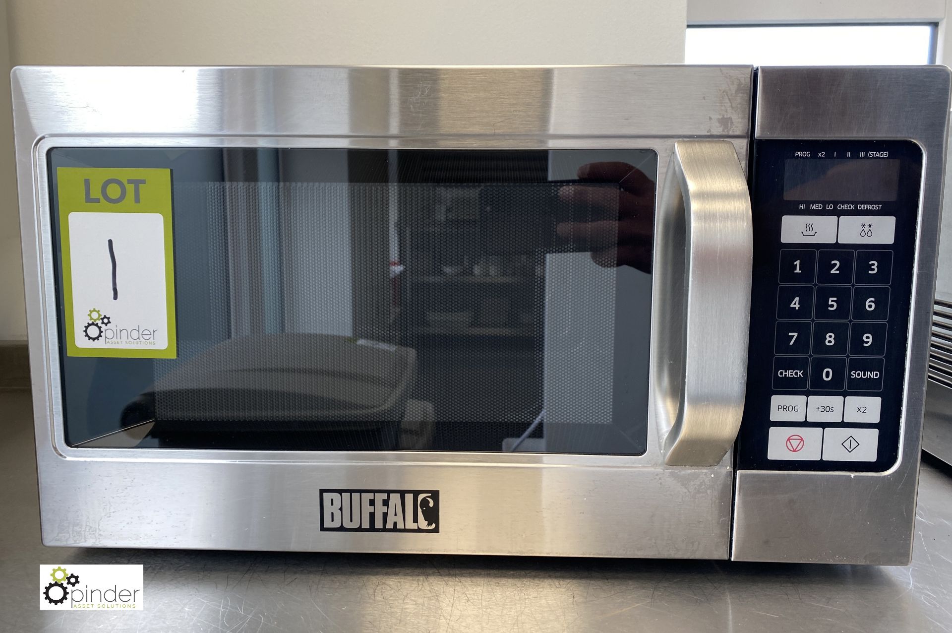 Buffalo GK642 stainless steel Commercial Microwave