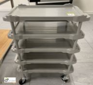 Vogue 5-tray Trolley (LOCATION: Bingley, in office building basement – COLLECTION: Monday 22