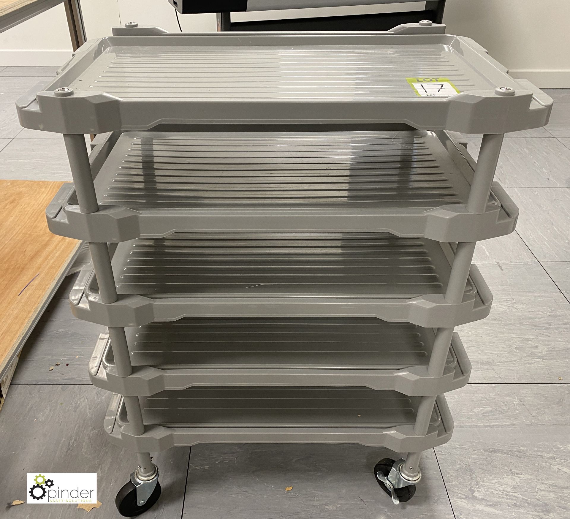 Vogue 5-tray Trolley (LOCATION: Bingley, in office building basement – COLLECTION: Monday 22