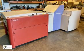 Agfa VCF85 Plate Processor/Clean Out Unit, year 2011, serial number AL41205A, with screen plate rite