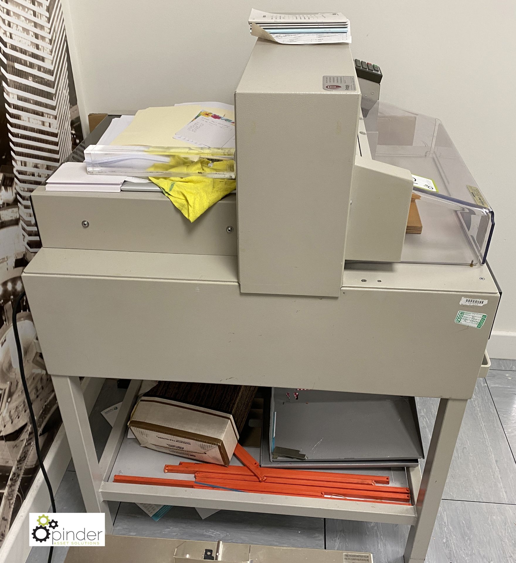 Ideal 4850-95EP Programmable Guillotine, 470mm cutting width, 240volts (LOCATION: Bingley, in office - Image 7 of 10