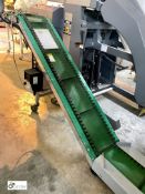 Busch KF145-80 Waste Removal Conveyor, 220mm belt width, max height 1100mm (LOCATION: Chantry