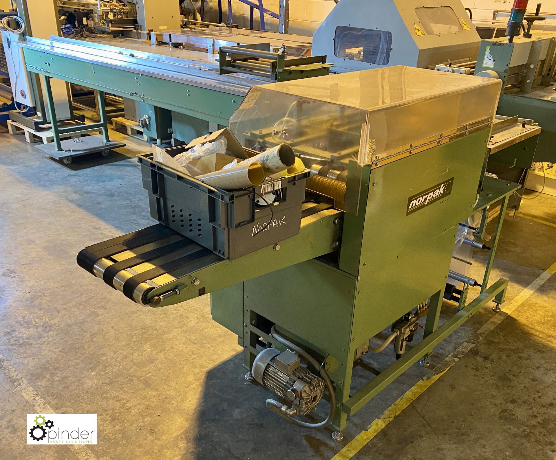 Norpack CF35 Mailer Wrapper, 415volts, serial number 010309R, with quantity spares (LOCATION: - Image 11 of 12