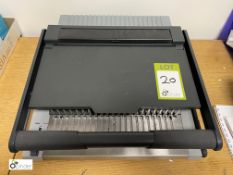 GBC MultiBind 320 Document Binder (LOCATION: Bingley, in office building basement – COLLECTION: