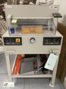 Ideal 4850-95EP Programmable Guillotine, 470mm cutting width, 240volts (LOCATION: Bingley, in office