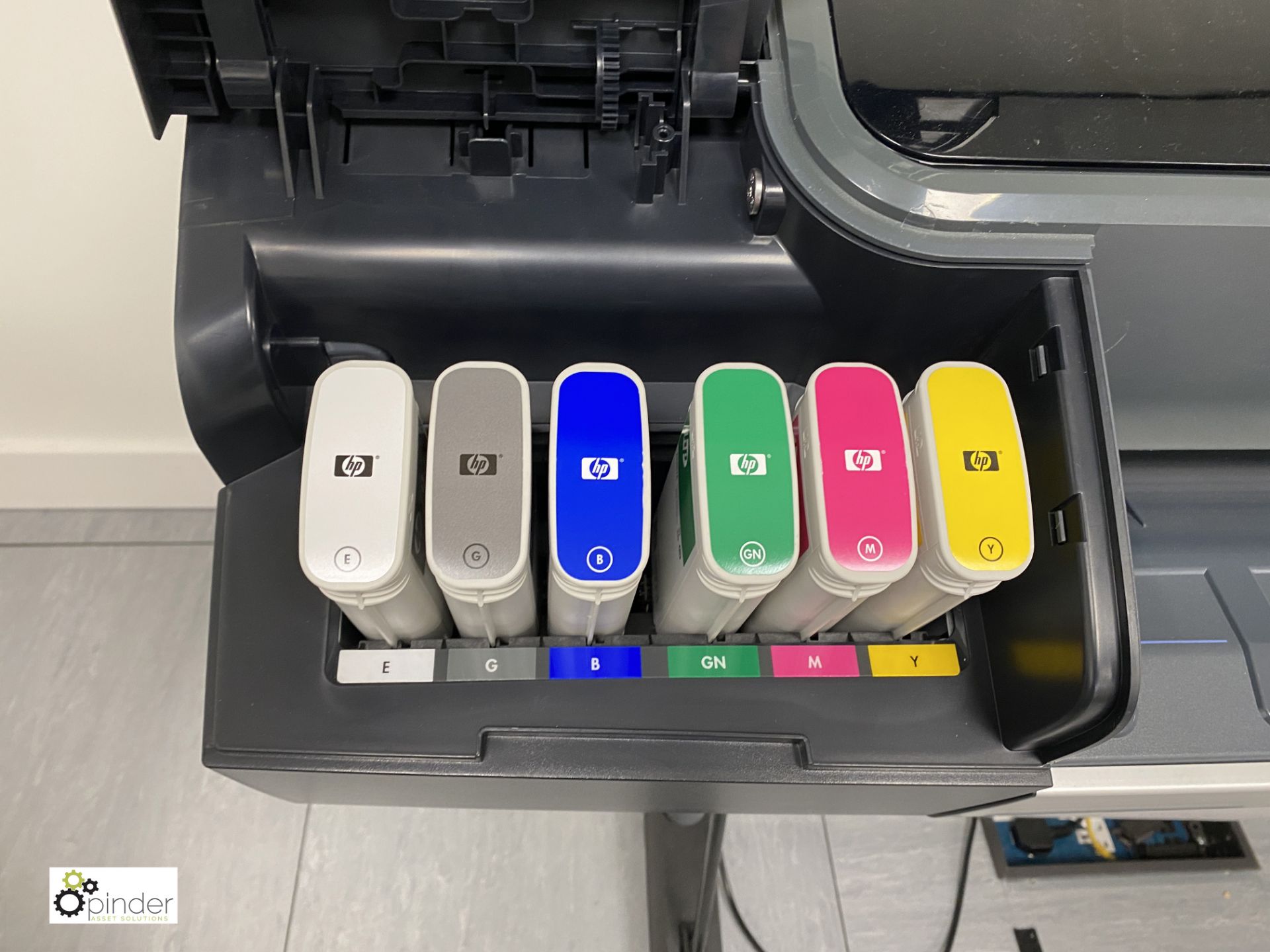 Hewlett Packard Designjet Z3200 wide format colour inkjet Plotter, 240volts (LOCATION: Bingley, in - Image 5 of 9