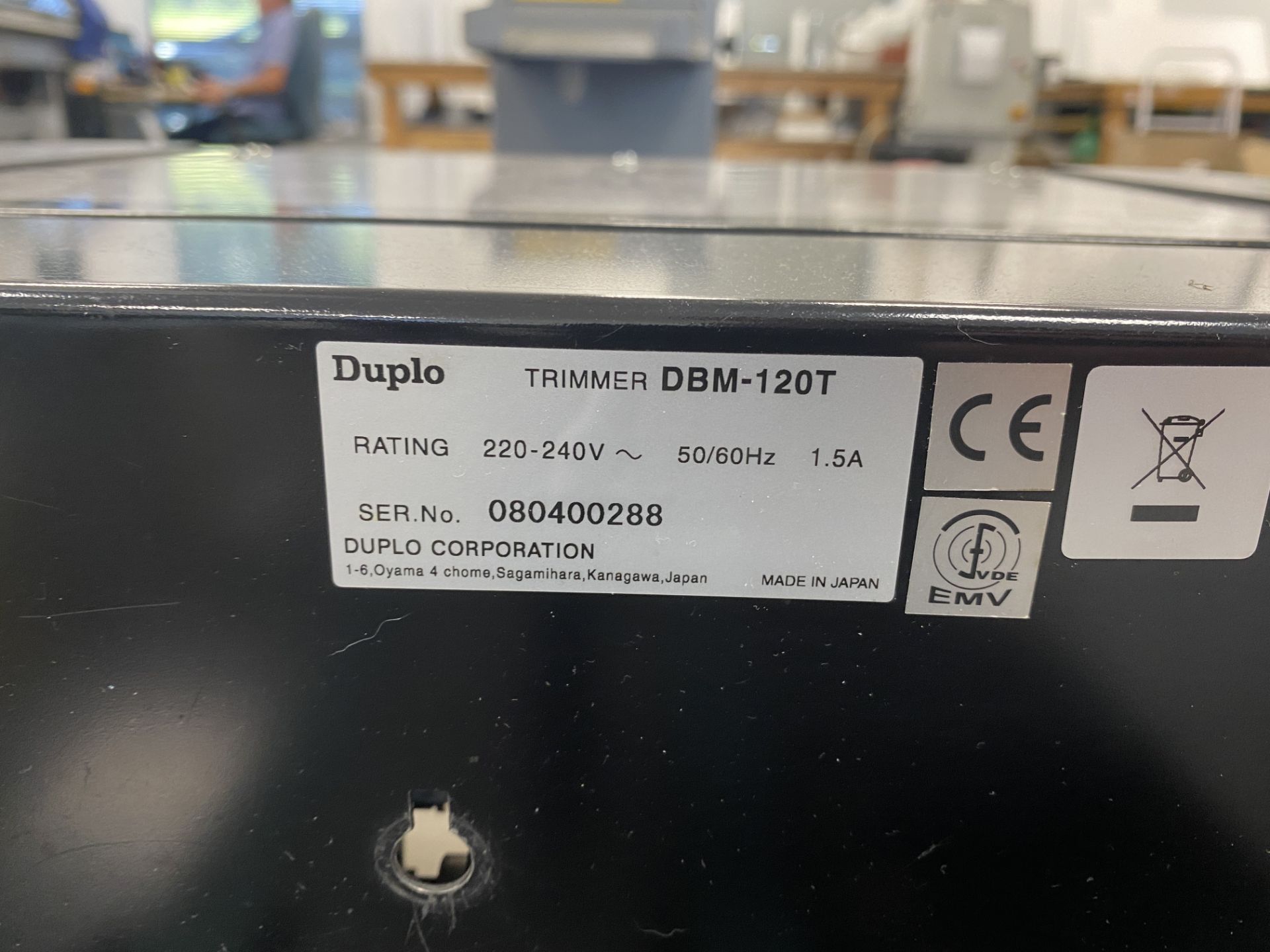 Duplo DBM-120 Booklet Maker Stapler Folder and DBM - Image 4 of 9