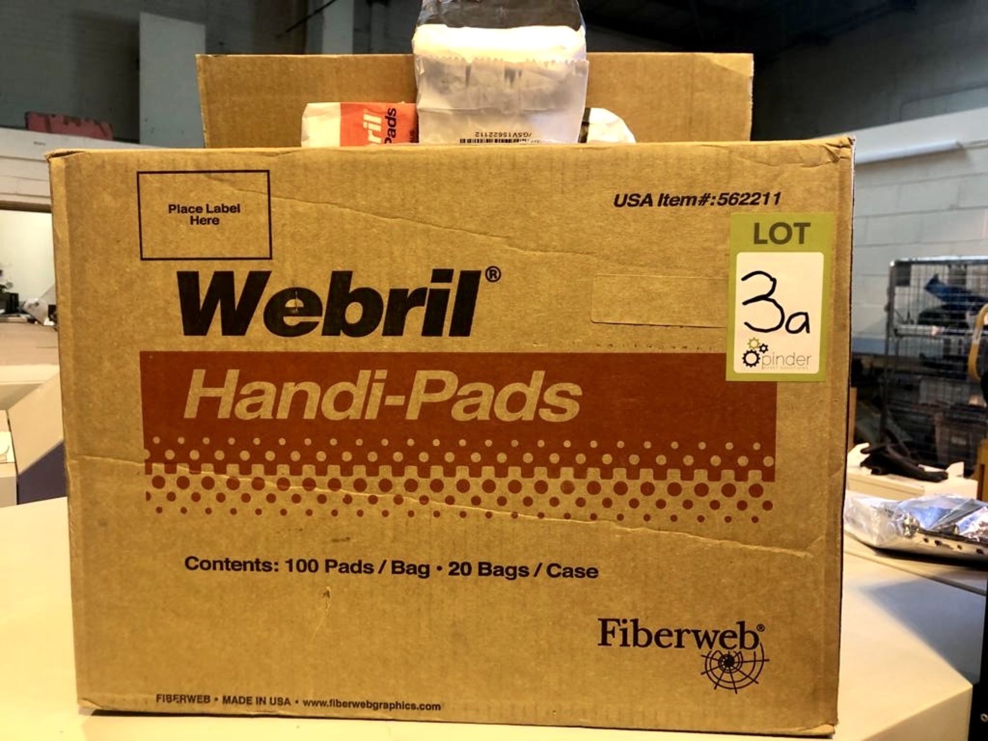 Box Webril Handi-Pads (LOCATION: Chantry Bridge, Wakefield)