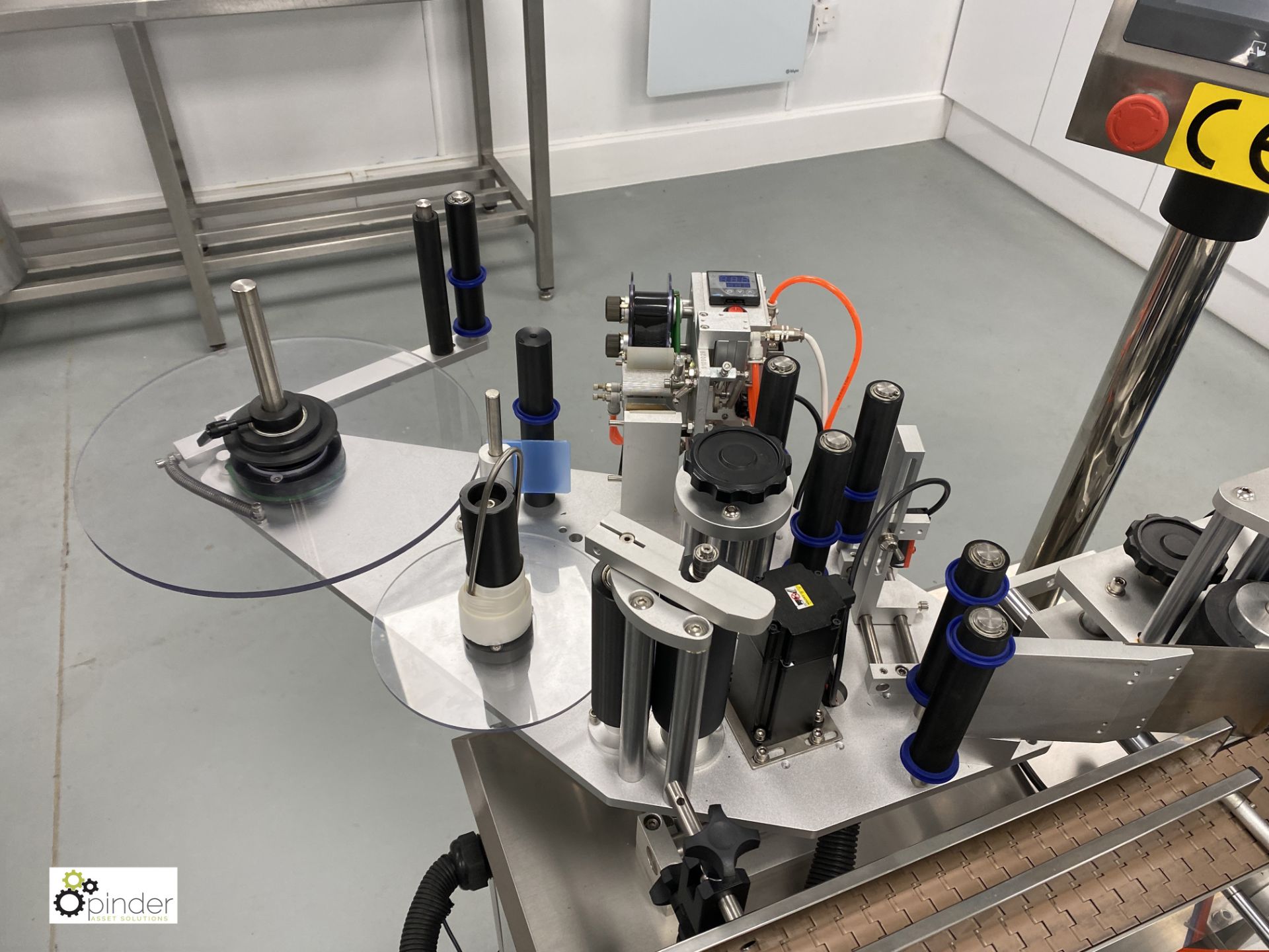 2019 Fully Automated Bottled Filling, Capping and Labelling Line, 220volts, currently used with 30ml - Image 17 of 20