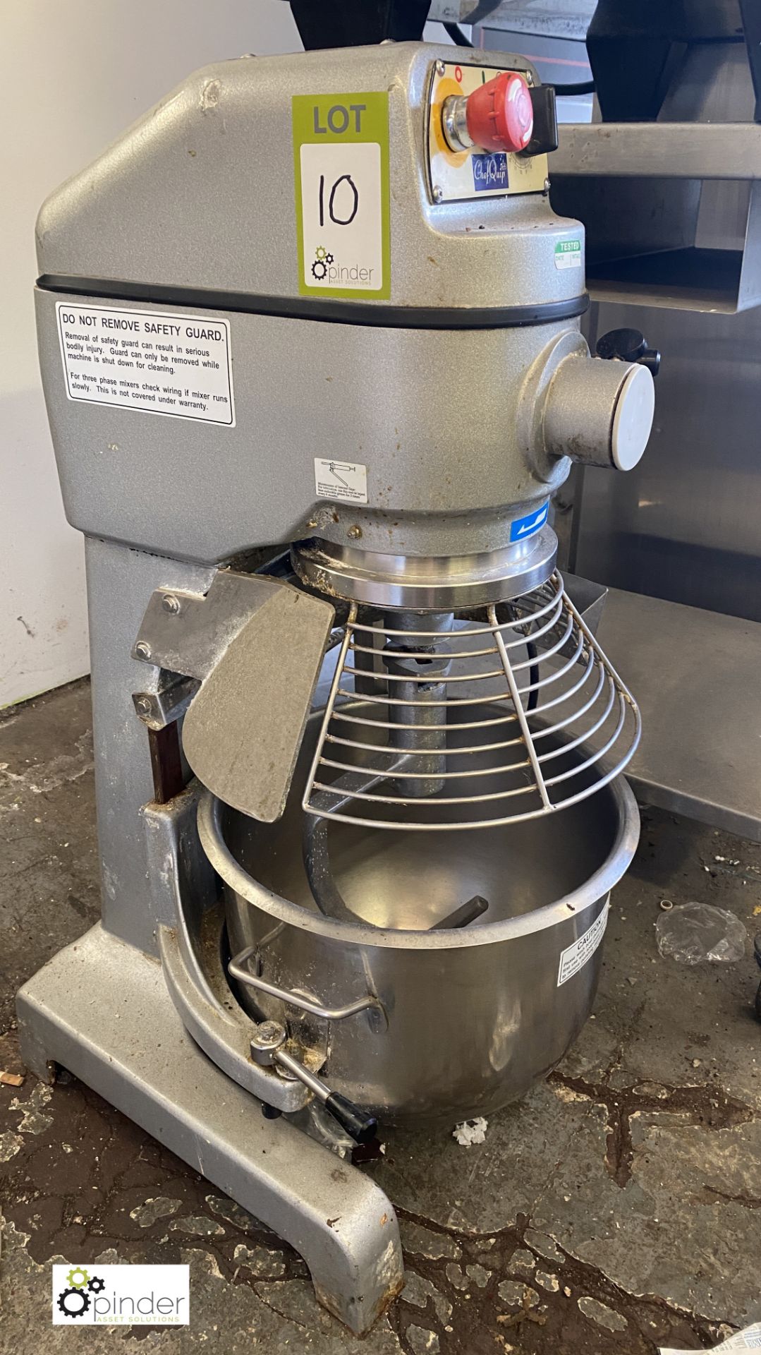 Spar 22 HI-B Planetary Mixer, 230volts, with bowl and dough hook