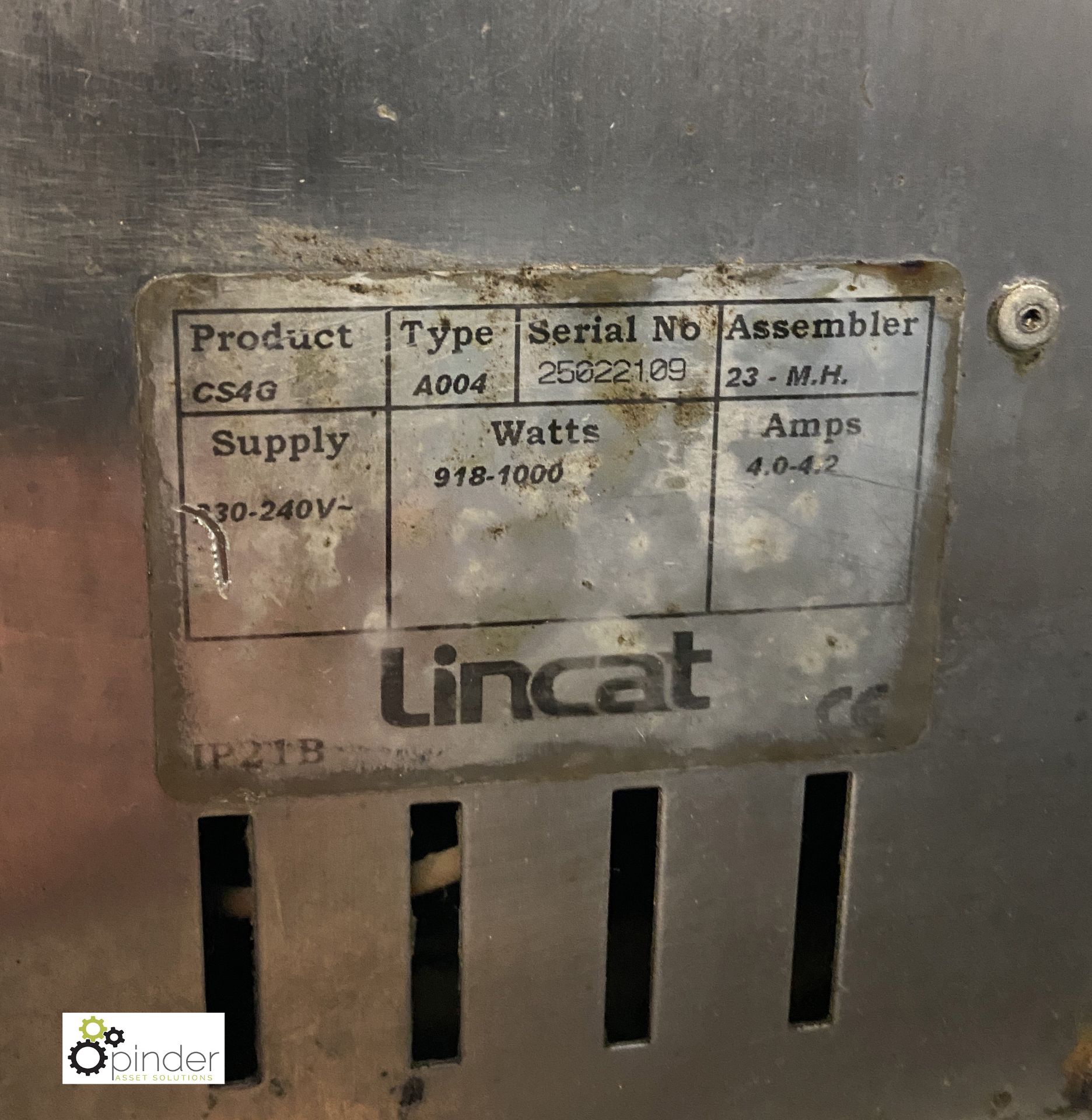 Lincat CS40 stainless steel counter top Chip Skuttle, 240volts - Bild 5 aus 6