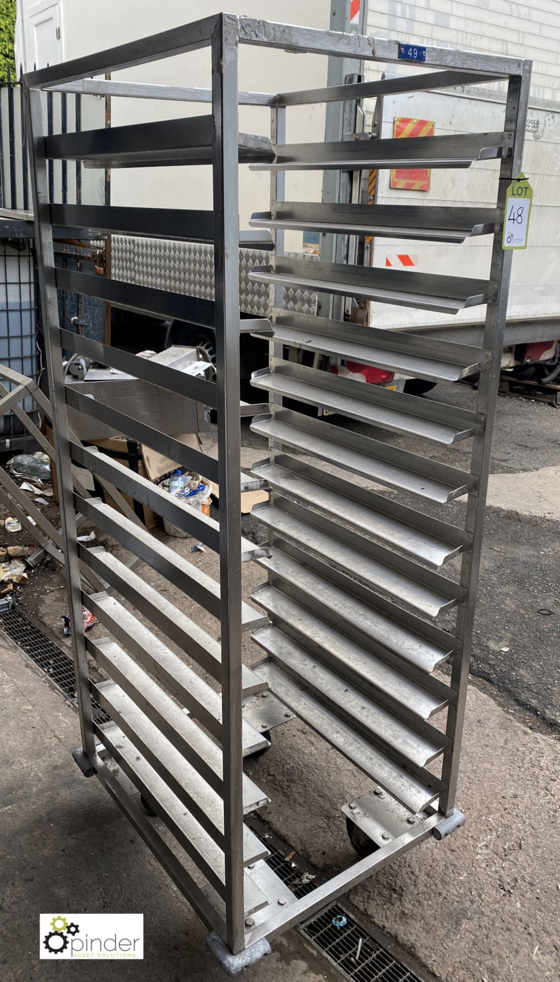 Stainless steel 12-tray Baking Trolley - Bild 2 aus 3