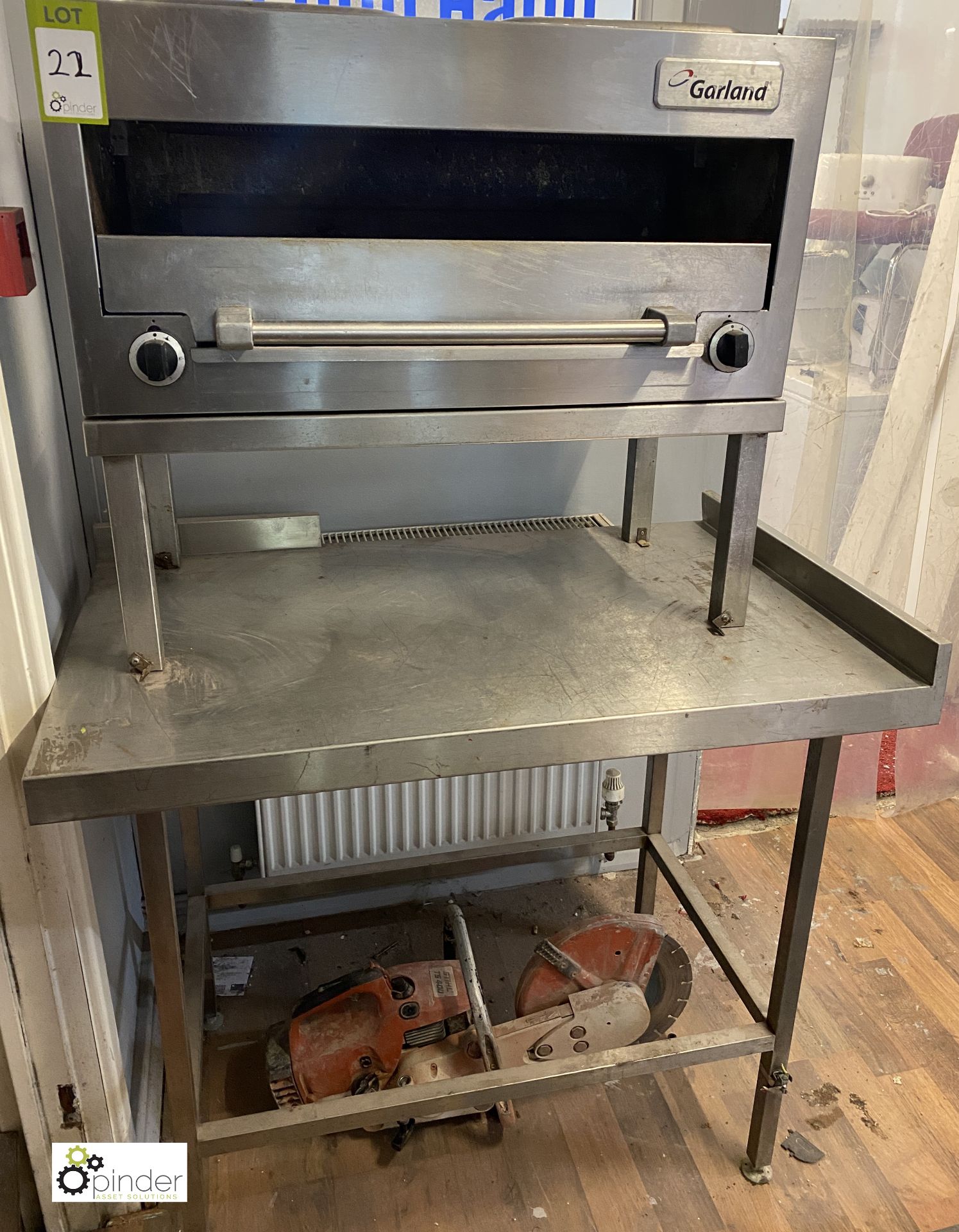 Garland stainless steel gas fired Burger Grill, with stainless steel stand - Bild 2 aus 7