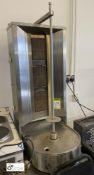 Stainless steel rotating gas fired Kebab Grill, 240volts