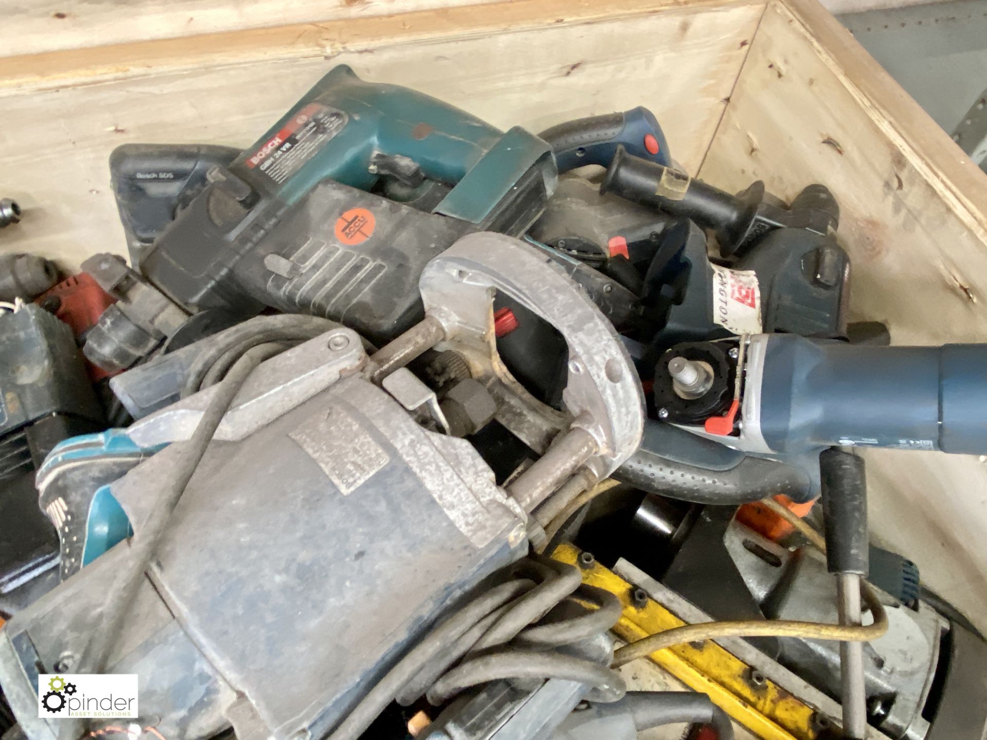 Large quantity various Power Tools, spares or repairs, to pallet (LOCATION: Kingstown Ind Est, - Image 4 of 8