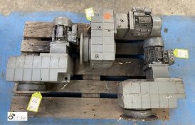 3 Lenze GFL07-3MHCK080C32 0.75kw Geared Motors (LOCATION: Kingstown Ind Est, Carlisle)