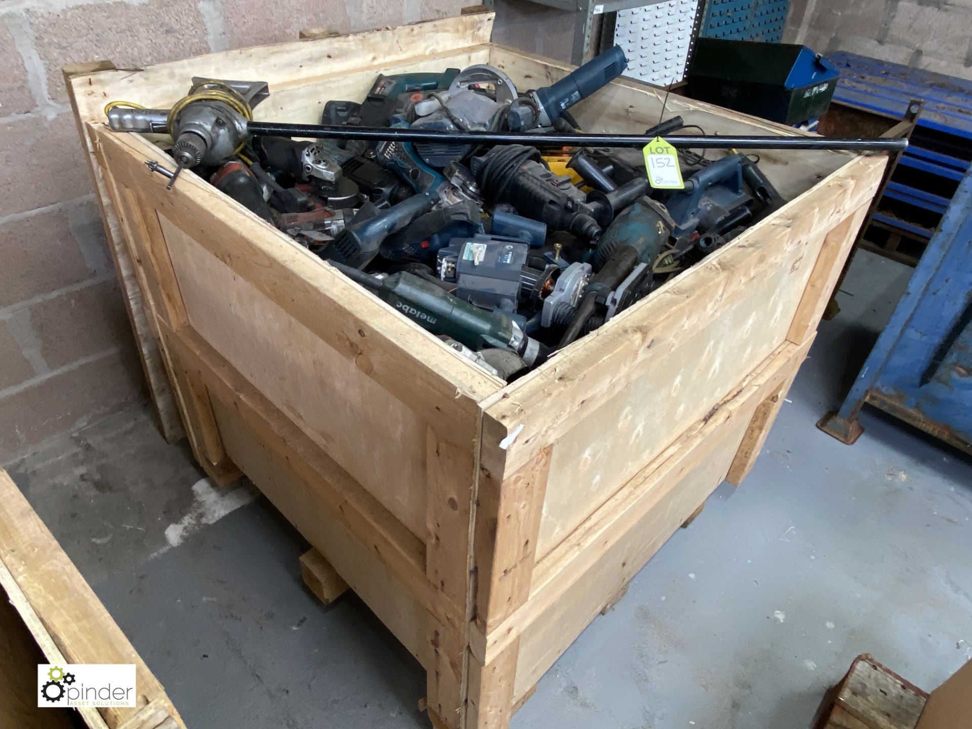 Large quantity various Power Tools, spares or repairs, to pallet (LOCATION: Kingstown Ind Est,