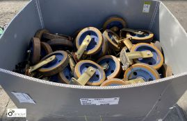 Quantity Wicke Trolley Wheels, to crate (LOCATION: Kingmoor Road, Carlisle)