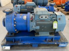 CP Pumpen MKPL50-40-250 Atex lined chemical Centrifugal Pump, with ABB M3KP180MLA 22kw motor (