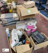 Various Electric Control Components and Cable, to pallet (LOCATION: Kingstown Ind Est, Carlisle)