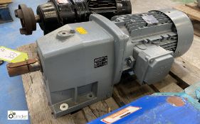 Nord SK42-132SP/4TF 5.5kw Geared Motor, year 2020, unused (LOCATION: Kingstown Ind Est, Carlisle)