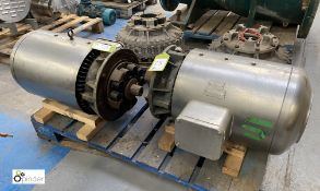 2 Loher A180LA-4 22kw Motors, 1460rpm, with stainless steel shrouds (LOCATION: Kingstown Ind Est,