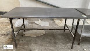 Stainless steel Preparation Table, 1770mm x 860mm x 880mm (located in Unit 29)
