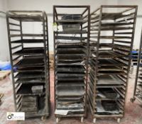 3 various Baking Tray Trolleys (located in Unit 29)