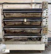 Tom Chandley Compacta mobile 4-deck Oven, 415volts, 1810mm x 1120mm x 1860mm (located in Unit 29)