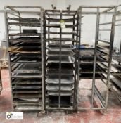 3 various Baking Tray Trolleys (located in Unit 29)