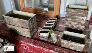 12 original metal Hovis Bread Tins, circa 1920s