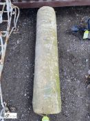 A Yorkshire Stone Horse Drawn Field Roller, 52in long x 11in diameter