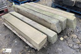 A pallet 6 reclaimed Yorkshire Stone Lintels, various sizes (Located at Deep Lane, Huddersfield)