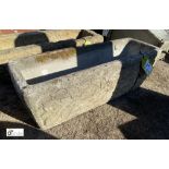 A reconstituted stone Window Planter, 10in high x 30in long